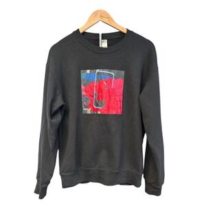 UNIGLO KAWS + Warhol UT Graphic Crewneck Sweatshirt Black Men's Size S